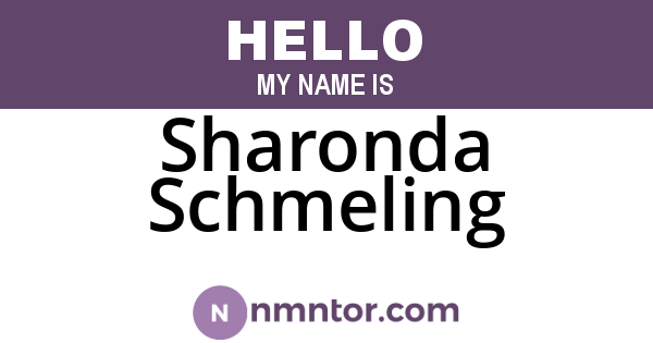 Sharonda Schmeling