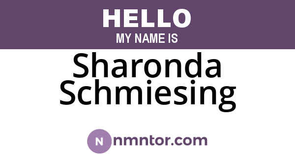 Sharonda Schmiesing