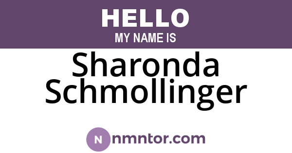 Sharonda Schmollinger