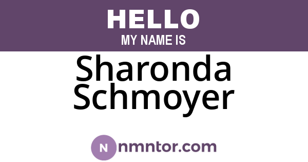 Sharonda Schmoyer