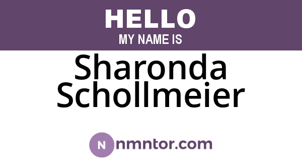 Sharonda Schollmeier
