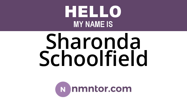 Sharonda Schoolfield