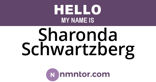 Sharonda Schwartzberg