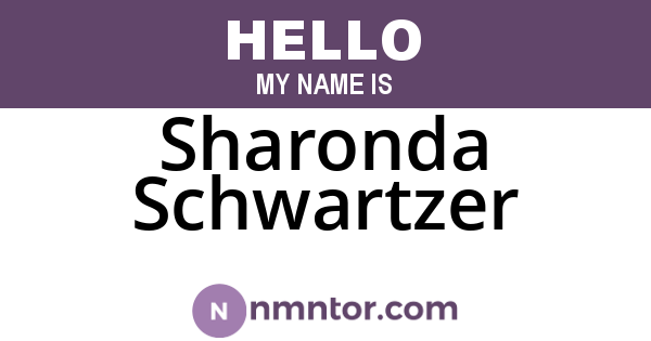 Sharonda Schwartzer