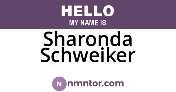 Sharonda Schweiker