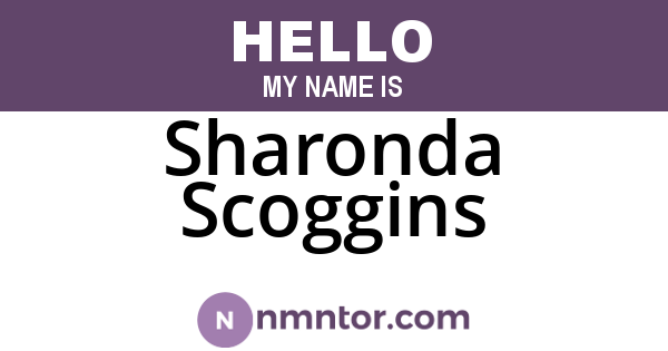 Sharonda Scoggins
