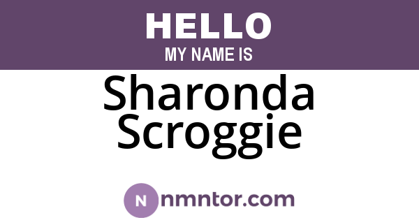 Sharonda Scroggie