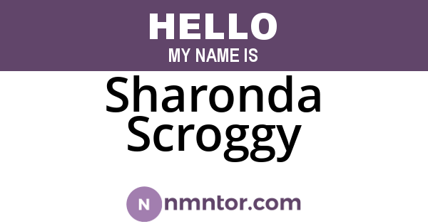 Sharonda Scroggy