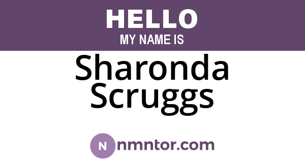 Sharonda Scruggs
