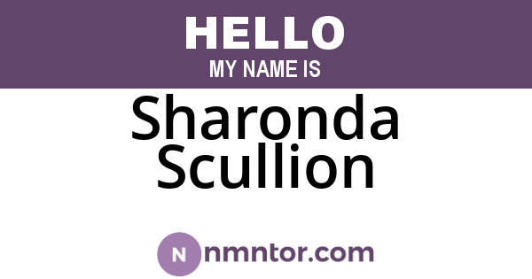 Sharonda Scullion