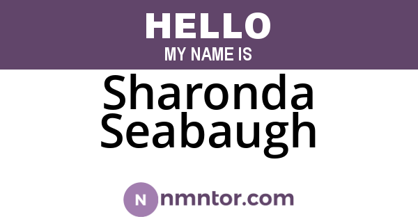 Sharonda Seabaugh