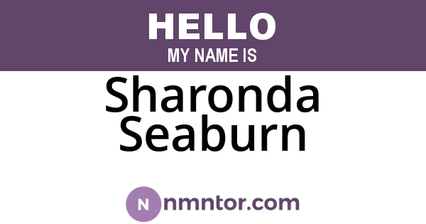 Sharonda Seaburn