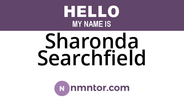Sharonda Searchfield