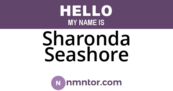 Sharonda Seashore