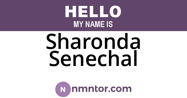 Sharonda Senechal