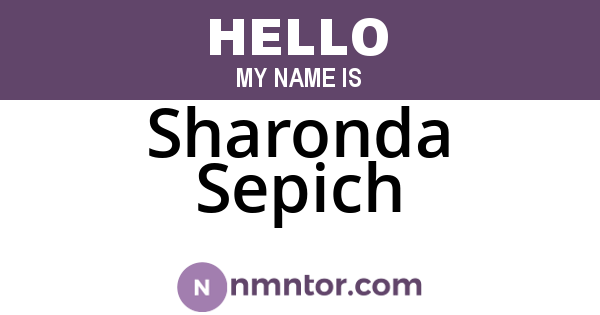 Sharonda Sepich
