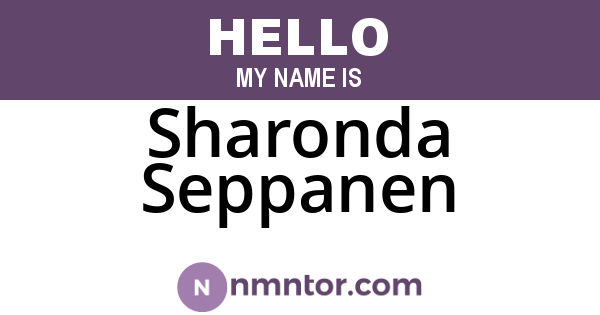 Sharonda Seppanen