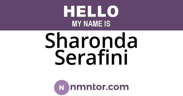 Sharonda Serafini