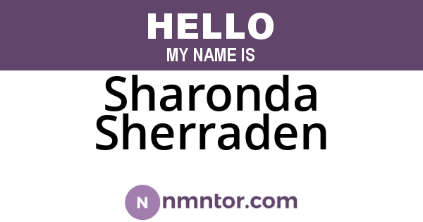 Sharonda Sherraden