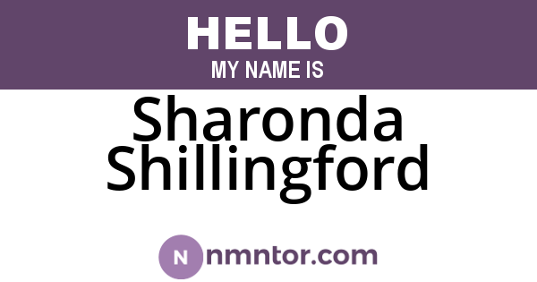 Sharonda Shillingford