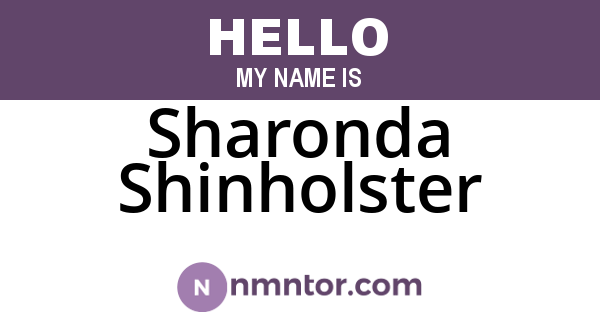Sharonda Shinholster