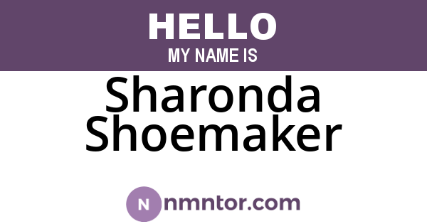 Sharonda Shoemaker