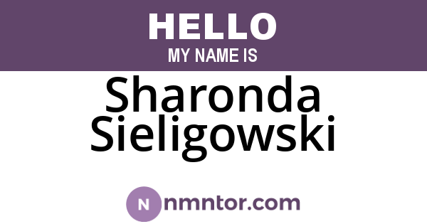 Sharonda Sieligowski