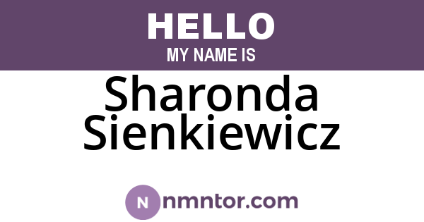 Sharonda Sienkiewicz