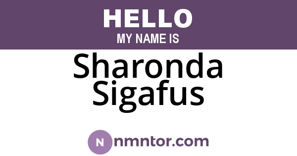 Sharonda Sigafus