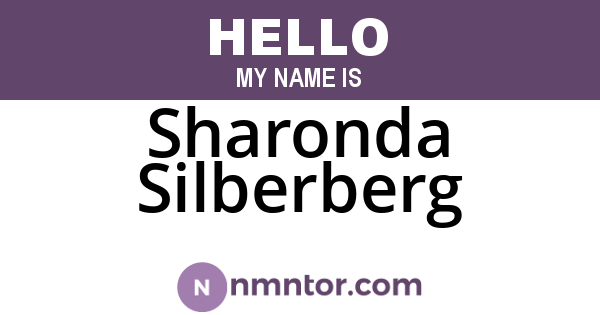 Sharonda Silberberg