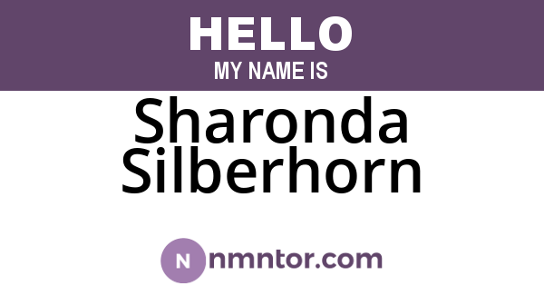 Sharonda Silberhorn