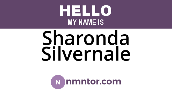 Sharonda Silvernale