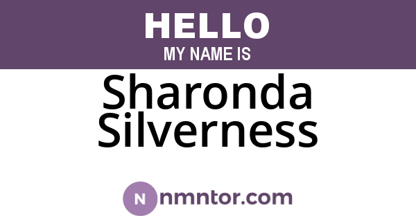 Sharonda Silverness