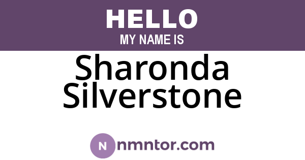 Sharonda Silverstone