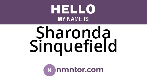 Sharonda Sinquefield
