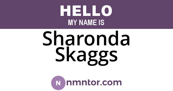 Sharonda Skaggs