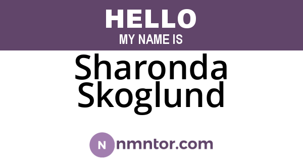 Sharonda Skoglund