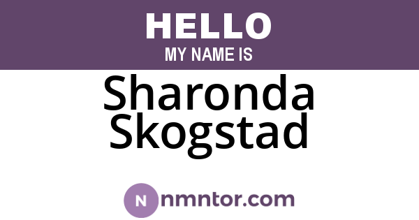 Sharonda Skogstad