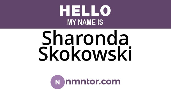 Sharonda Skokowski