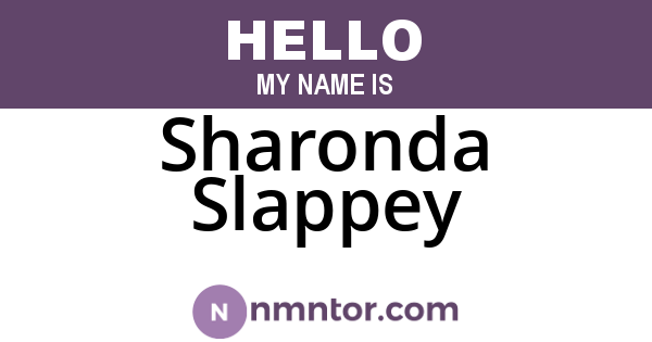 Sharonda Slappey