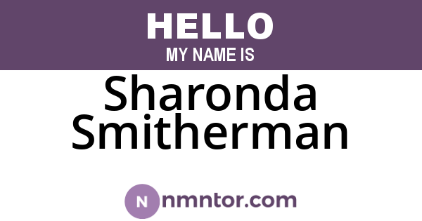 Sharonda Smitherman