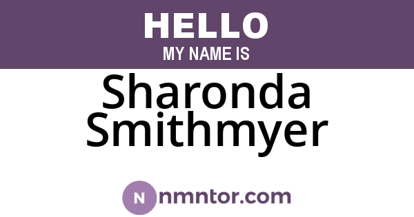 Sharonda Smithmyer