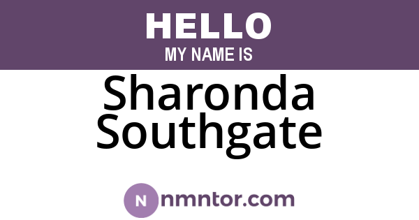 Sharonda Southgate
