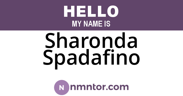Sharonda Spadafino
