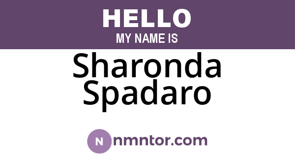 Sharonda Spadaro