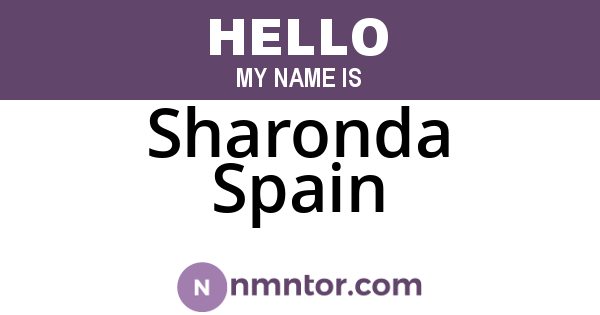 Sharonda Spain