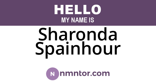 Sharonda Spainhour
