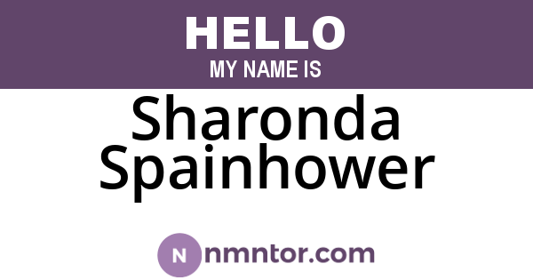 Sharonda Spainhower