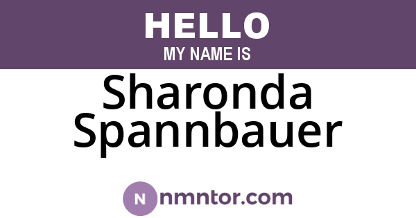 Sharonda Spannbauer