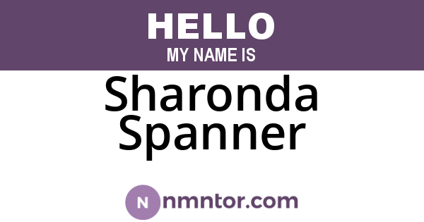 Sharonda Spanner